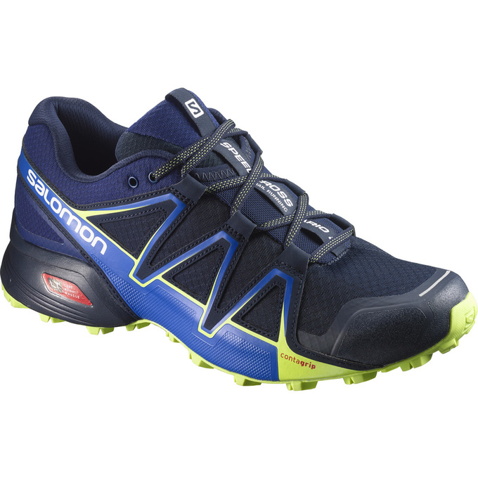 SALOMON SPEEDCROSS VARIO 2 Philippines - Men's Trail Running Shoes - Navy | 920875-XCG